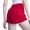 Red, variant on Rezuofi 1 Pcs Athletic Running Shorts for Women with Zipper Pocket Soft Gym Workout Shorts with Mesh Liner Qucky Dry