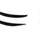thumbnail image 2 of 2 Pcs Rear Side Window Louver Triangle Side Window Louvers Shutter Panel Trim for X6 E71 E72 2008 to 2014 Carbon Fiber Style, 2 of 3