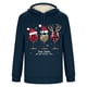 thumbnail image 4 of Sudadera con capucha para hombre, informal, a la moda, con estampado navideño, de manga larga y bolsillo, de poliéster, 4 of 5