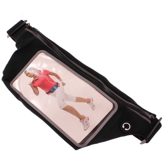 Running Waist Bag Belt Band for Samsung Galaxy S23 Ultra/S24 FE/Ultra - Sports Gym Workout Case Cover Pouch Reflective
