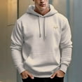 thumbnail image 5 of Men's 330g 100% Cotton Pattern Terry Dropped Shoulder Hoodie-Six Pointed Star, 5 of 15