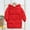 Red, variant on Toddler Girls Boys Winter Coat Puffer Jacket Solid Color Down Long Sleeved Hooded Jacket For Childern Casual Outwear Beige 5 Years