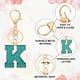 thumbnail image 3 of Llave de letra inicial Uxcell, llaveros de metal A-Z para mujeres o niñas, llaves, bolsos, mochilas, letra K, 3 of 7