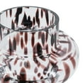 thumbnail image 5 of A&B Home Glass Vase with Maroon Tortoise Pattern 5.9" x 5.9" x 7.9", 5 of 7