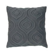 Maison Concepts Velvet Impression Cushion (Gray) - Set of 2 (18L X 18W X 2H)