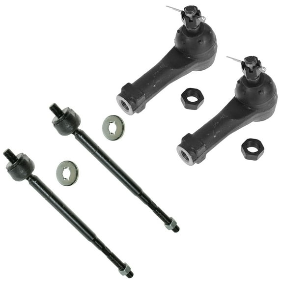 TRQ Front Tie Rod Set Fits Select 1999-2001 Honda Odyssey