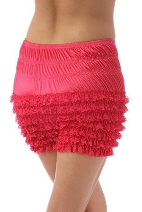 Women Lace Frilly Ruffle Knicker 