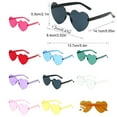 thumbnail image 2 of kurtrusly Peach Heart Sunglasses, 2 of 9