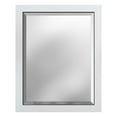 thumbnail image 6 of Alaterre Furniture 24" Beveled Bath Vanity Mirror, White, 6 of 9