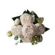 thumbnail image 5 of Ramo de boda artificial, rosas artificiales, flores de , accesorios para fotos, flores artificiales para decoración de bodas, fiestas en el jardín Rosa claro, 5 of 8