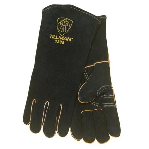 Tillman 1205 14" Premium Insulated Split Cowhide Welding Gloves, Large