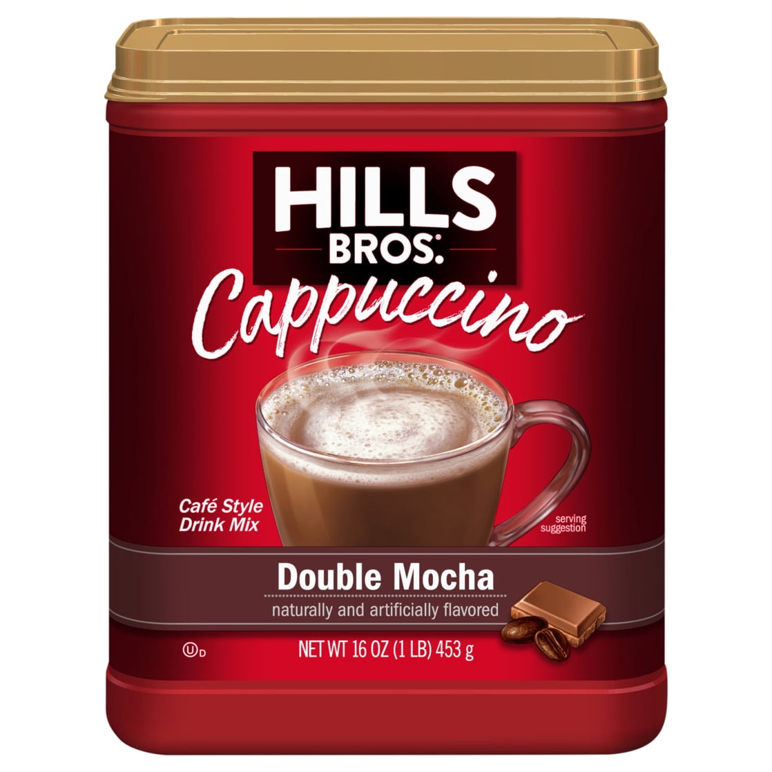 Hills Bros, Instant Cappuccino Mix, 16 Oz, English Toffee