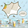 thumbnail image 2 of Set of 6 Veggies Swedish Dishcloths Cleaning Cloths Dish Towels Washable Kitchen Towels Absorbent and Quick Drying Kitchen Dishcloths for Kitchen, Hand, Counter Wipes, 2 of 7