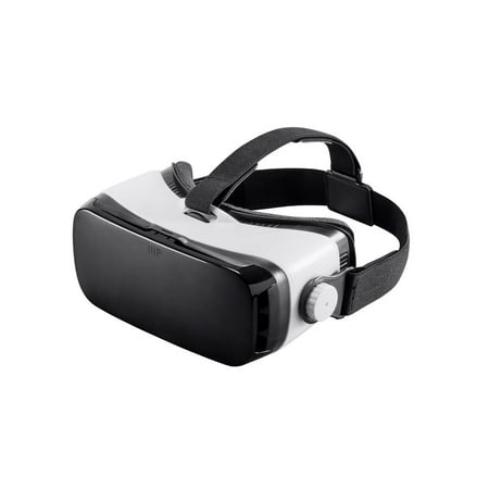 MP VR Viewer Mobile 3D HMD with IPD Adjustment - Compatible with phones up to 6" - White