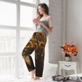 thumbnail image 5 of Salouo Rustic Sunflower Bouquet Print Women's Pajama Pants Casual Loose Sweatpants PJs Flowy Pants Drawstring Palazzo for Women Wide Leg Pants Lounge Pajama -Medium, 5 of 8