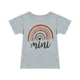 thumbnail image 3 of Liacowi Mommy and Me Rainbow T Shirt Short Sleeve Casual Top, 3 of 8