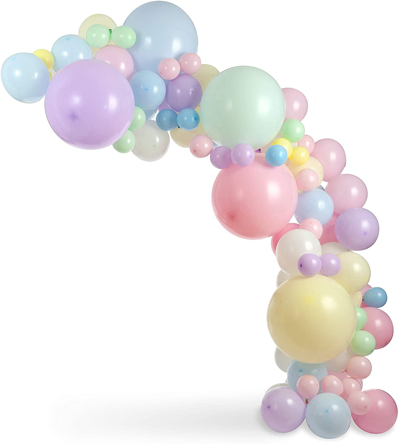 Large Unicorn Balloon Garland Kit - 104pcs Pastel Balloons Arch 16Ft