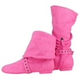 thumbnail image 2 of Jouncing Suede Sole Boot Step Women Latin Dance Boots Salsa Shoe Long Warm Up Line Shoes West Coast Swing Dance Boots, 2 of 8