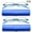 2 Pack Blue, variant on Newbee Fashion-Portable Compact Reading Glasses in Aluminum Case Metal Oval Shaped Reading Glasses with Spring Hinge in Portable Compact Case Lightweight Reader Slim Design Comfort fit