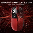 thumbnail image 4 of ATTACK SHARK X11 Mouse Inalámbrico para Juegos con Base de Carga RGB, Tri-modo 2.4G/USB-C con Cable/bluetooth, 22000 DPI, Sensor PAW3311, 5 Botones Programables, Cinta de Agarre Incluida, Rojo, 4 of 8