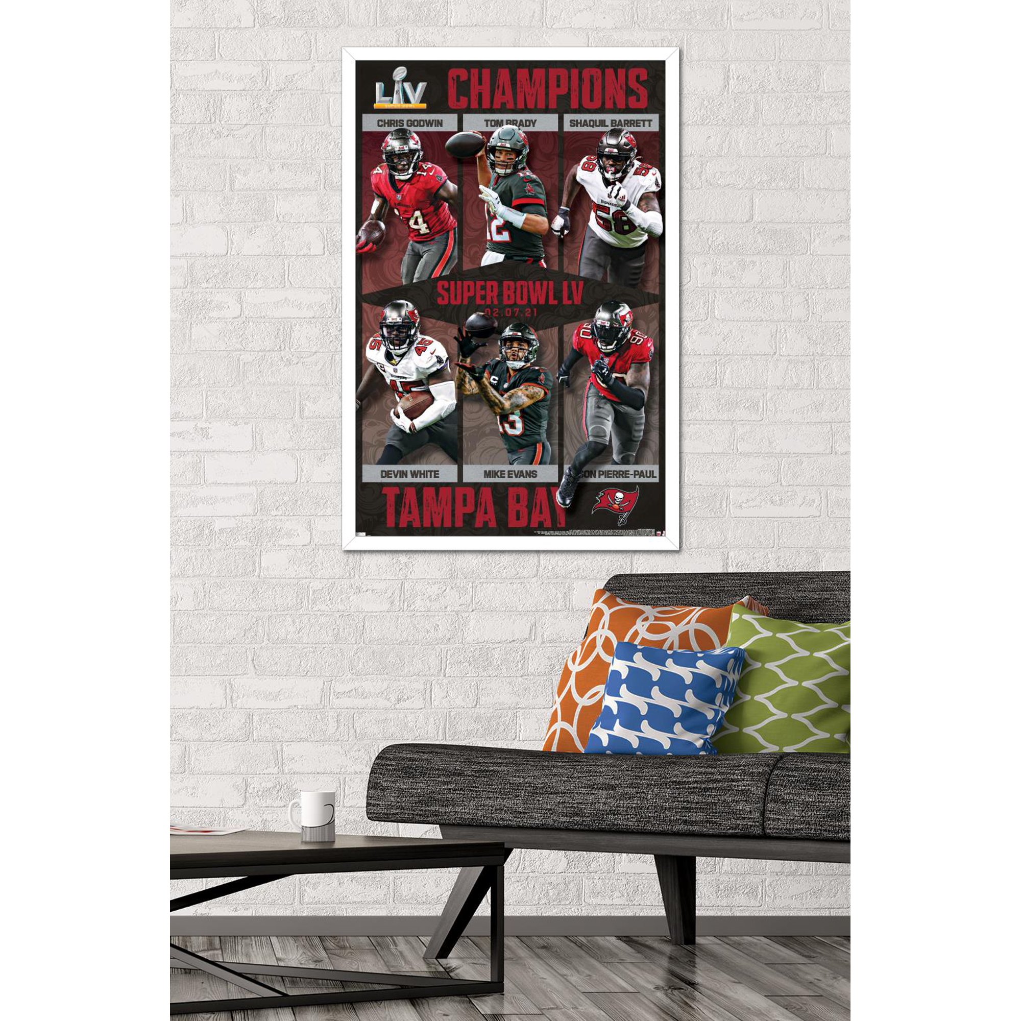 NFL Tampa Bay Buccaneers - Mike Evans 22 Wall Poster, 14.725 x 22.375 