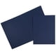 thumbnail image 1 of Jam Paper Carpetas De Presentación De Lino Texturizado Con Dos Bolsillos - Carpeta Comercial Tamaño Carta - Azul Marino - Paquete De 25 A Granel, 1 of 5