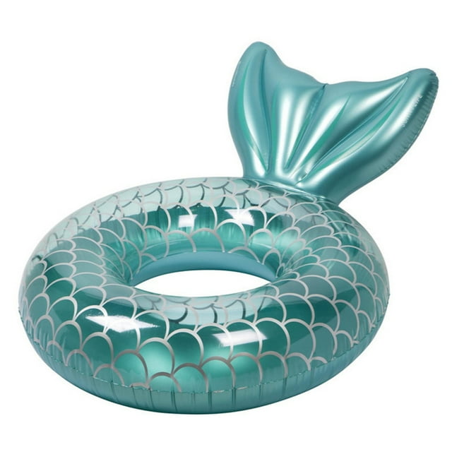 Jinsinto Inflatable Air Mattress, Inflatable Swimming Pools, Mermaid Tail Floating Toys, Summer Pool Beach Toys, Pool Party Decorations