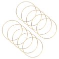 thumbnail image 1 of Healifty 10pcs 16cm Simple Dreamcatcher Round Metal Ring For Diy Craft Tools, 1 of 2