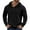 Black, variant on Uikmnh Men's Sweatshirts, Textured Pullover Hoodie Casual Solid Color Sweatshirt for Fall Winter Comfortable Warm Lined Jacket, Hoodies for Men,XL