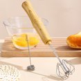 thumbnail image 2 of Xingzhi Egg Beater Kitchen Gadget Milk Frother Stainless Steel Rechargeable Household Accessories Electric Mixer Coffee Blender, 2 of 9