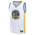 thumbnail image 2 of Youth Fanatics Stephen Curry White Golden State Warriors Fast Break Replica Player Jersey - Association Edition, 2 of 3