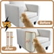 thumbnail image 4 of Tapete Rascador De Gato De Sisal Natural De 2 Piezas, Almohadilla Rascadora para Gato con Juguete De Juego para Protector De Tela Sofá, Pared, Muebles Y Puerta De Gatitos Rascarse, 4 of 6