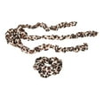 thumbnail image 3 of Heatless Hair Curler With Scrunchie Heatless Curling Rod Headband Sleeping Hair Rollers Styling Tool Leopard Print, 3 of 14