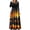 Black, variant on Women's Casual Dress Womens Halloween Dresses Long Sleeve Crewneck High Waisted Graphic Party Long Dress for Festive Celebrations and Events
