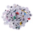 thumbnail image 2 of 177 Pcs de Ojos de Pestañas Hecho de Plástico Accesorios Decorativos para Artesanías Proyectos Gloria Juguetes Wiggle Eyes, 2 of 9