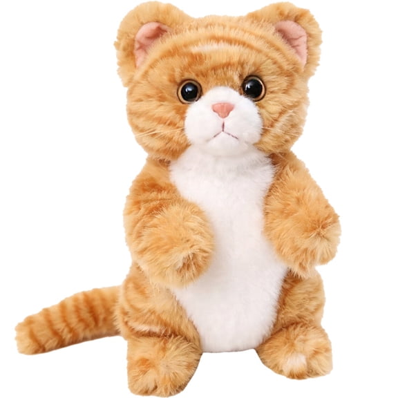 Cuddly Cat Stuffed Animal - 9.8'' Cute Kitten Plush Soft Plush Toy Birthday Gift for Kids Girls Boys