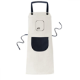 thumbnail image 1 of Keyboard Symbol Alt Apron Adjustable Bib Cotton Linen BBQ Kitchen Pocket Pinafore, 1 of 3
