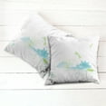 thumbnail image 6 of Ambesonne Dragonfly Throw Pillow Cover 2 Pack, Waterlily Nature Lake, 20", Apple Green Pale Blue, 6 of 7