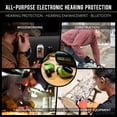 thumbnail image 2 of ISOtunes Bluetooth Wireless Hearing Protection Earbuds with a 25 dB (NRR), Black and Green, 2 of 9