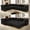 Black, variant on LLappuil Sectional Sofa, Pull Out Sofa Bed Queen Size, 6 Seat Sofa Couch Convertible Sleeper Sofa Bed for Living Room Gray