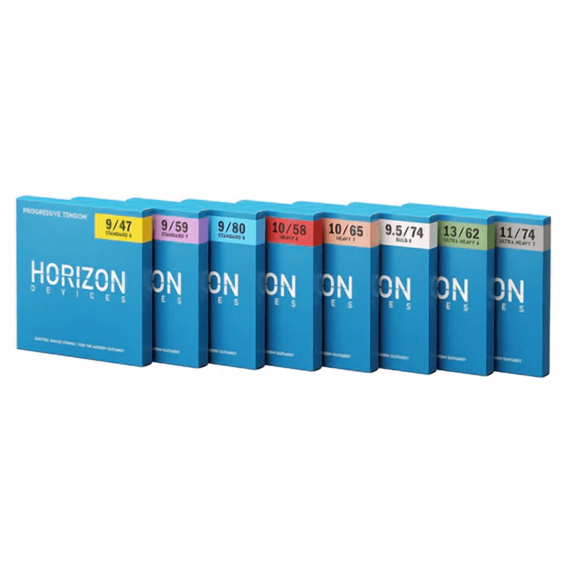 Horizon Devices Progressive Tension Heavy 7 (Misha Preferred) – 7-String Electric Guitar Strings (.10-.65)