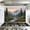 Color 4, variant on Kitchen Backsplash Peel and Stick Wall Murals Fantasy Tree Library Nook Warm Watercolor Removable Mural 35.4"W x 23.6"H, Oil Proof Vinyl Wallpaper for Fireplace & Behind Stove