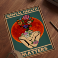 thumbnail image 5 of LOLUIS Mental Health Matters Poster, Vintage Mental Health Awareness Posters, Therapy Counseling Wall Art Home Office Decor DS2, 5 of 7