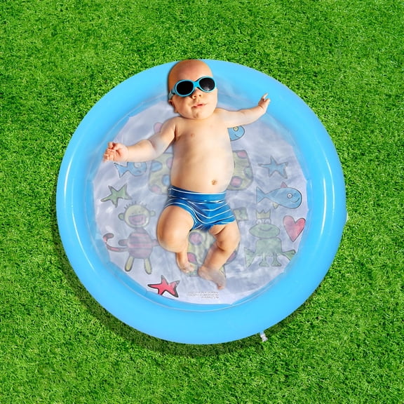 BESTSKY Inflatable Pool, Inflatable Swimming Pools Kiddie Pool Blow Up Pool Family Swimming Pool for Kids, Adults, Babies, Toddlers, Outdoor, Garden, Backyard Blow Up Pool for Kids
