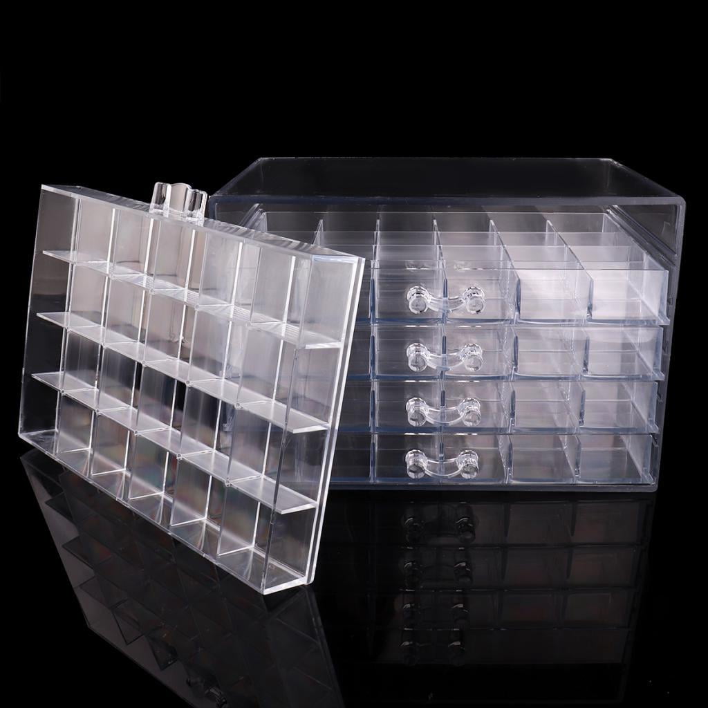 Transparent Storage Organizer for Beads, Rings, Jewelry Acceories, Art, and small crafts - 120 Slots