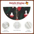 thumbnail image 3 of Defioc Amanita Mushroom for Christmas Tree Skirt Snowman Xmas Tree Skirt Farmhouse Christmas Decorations Tree Mat for Holiday Party Decor-30", 3 of 6