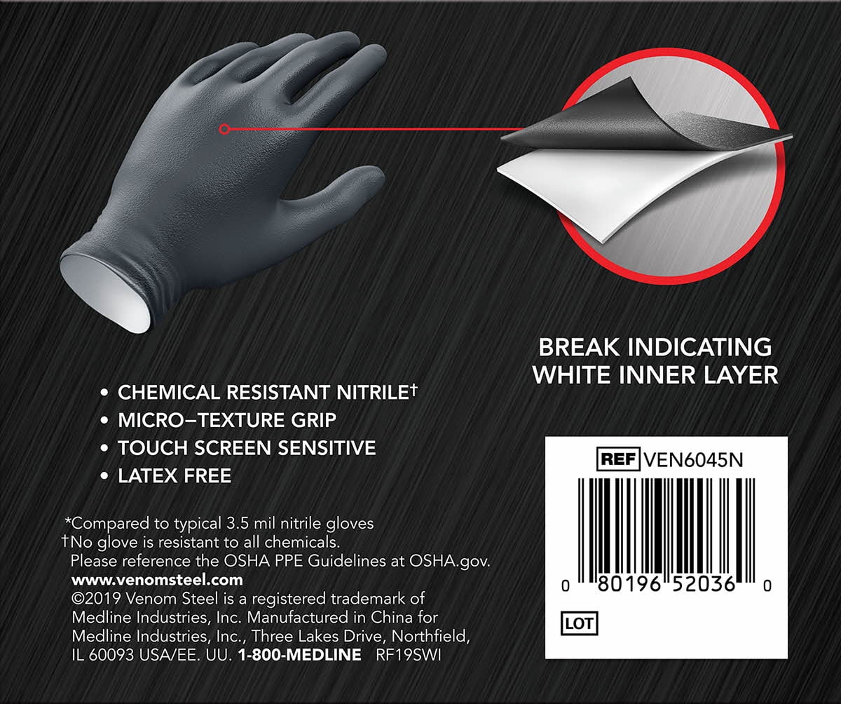 Venom Steel Heavy Duty Nitrile Gloves Xl Images Gloves and