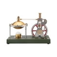 thumbnail image 5 of SE-02 All Metal Reversible Horizontal Steam Engine & Boiler Kit with Street Lamp, DIY Model for STEM Education, Vintage Industrial Display & Steam Enthusiasts, 5 of 9