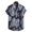 Blue, variant on Hemlock Mens Summer Tops Short Sleeve Tshirts Workout Button Up Shirts,Casual Printed Down Lapel Shirt with Pocket, Green M
