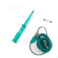 thumbnail image 2 of Probador de circuito de voltaje eléctrico para automóvil Probador de sonda de pluma de prueba 6V / 24V para sistemas de bajo voltaje, fusible, interruptor, cable (verde) Zefei Wu 9024735042044, 2 of 5